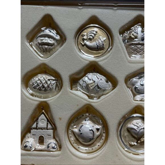 Hallmark Keepsake Ornament Set A Happy Life Together 2006 Unused Julia Forsyth - Picture 7 of 8